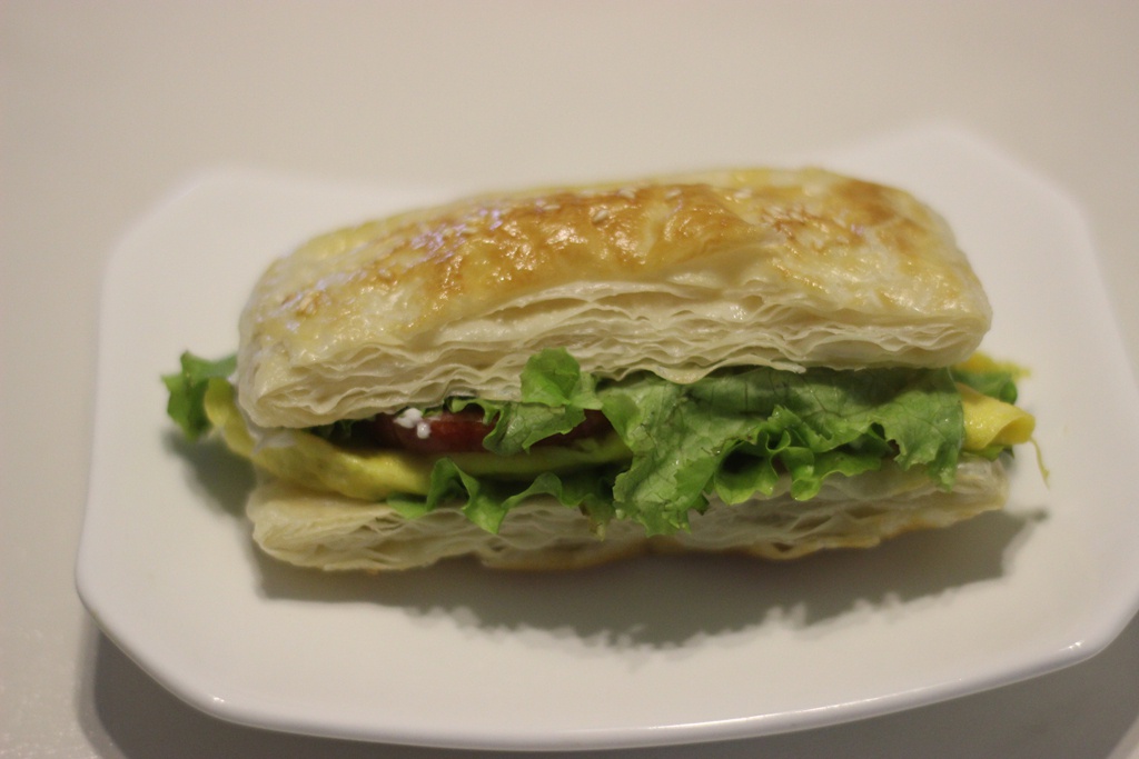 培根蛋法风烧饼