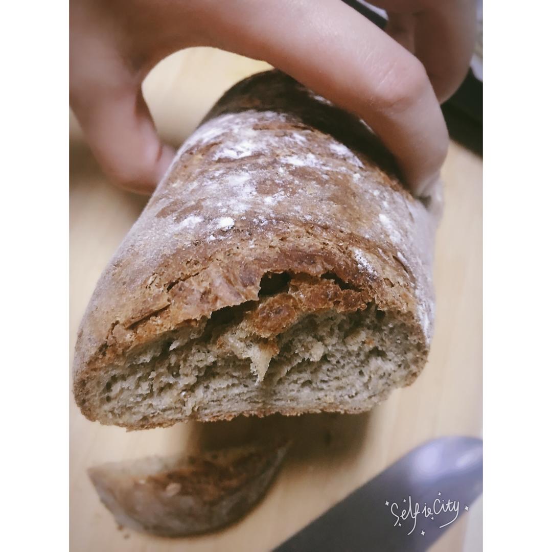 全麦核桃包～软欧包