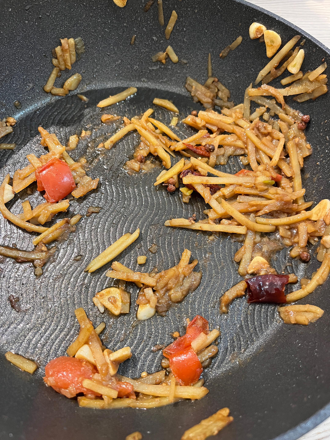 土豆丝炒肉