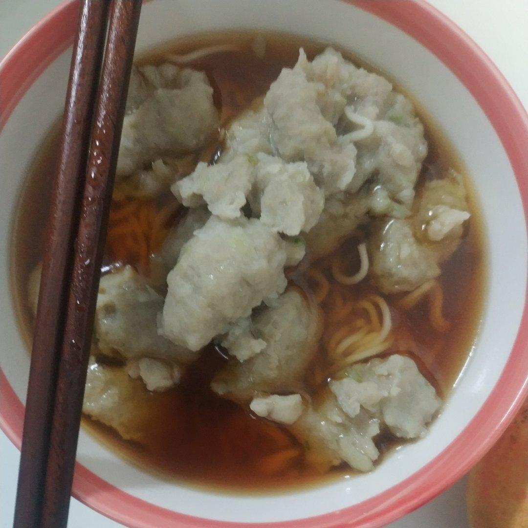 小葱麻油酱油面