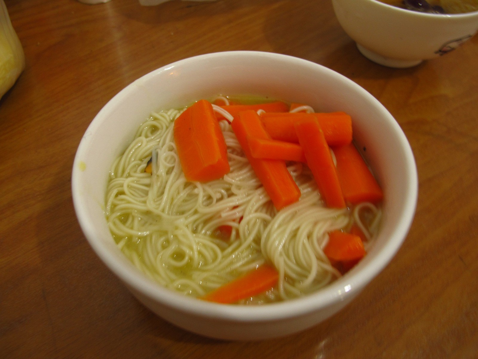 胡萝卜清汤面的做法