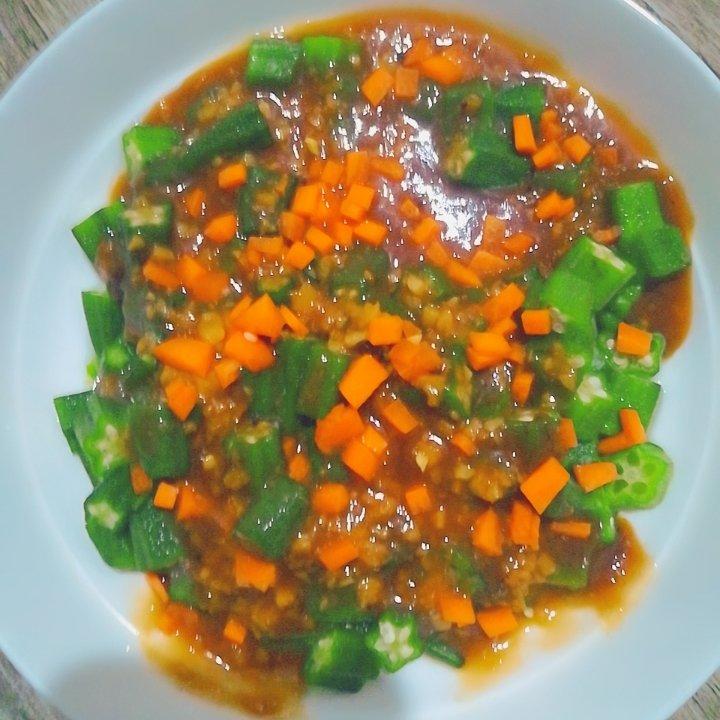秋葵最好吃的做法，蒜香秋葵