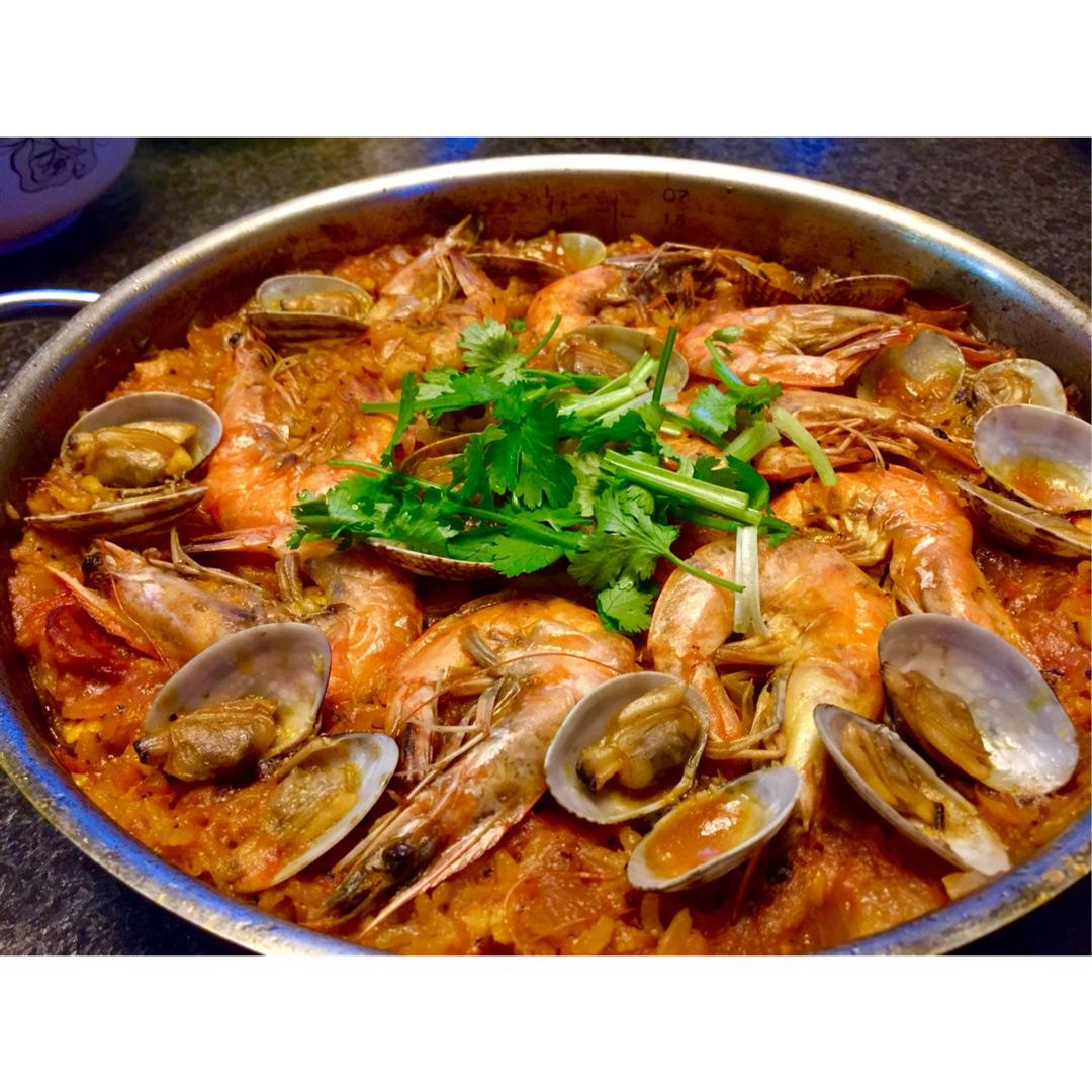 正宗paella 西班牙海鲜饭
