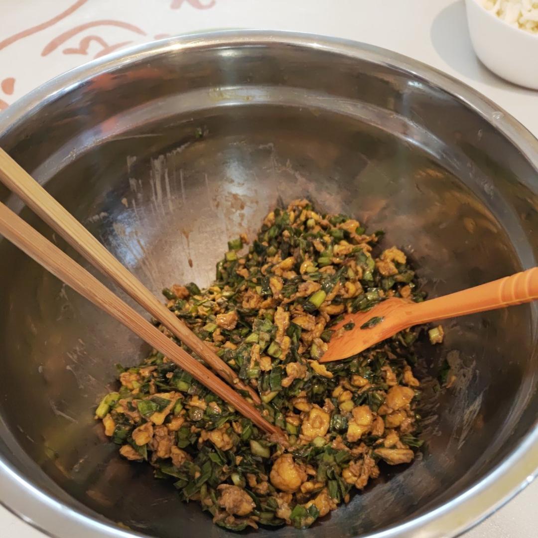 经典的韭菜鸡蛋馅儿饺子 怎么吃都不会腻