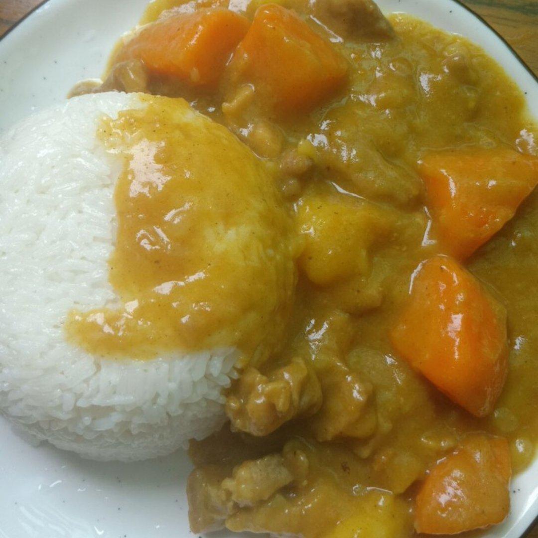 超简单—咖喱牛肉饭