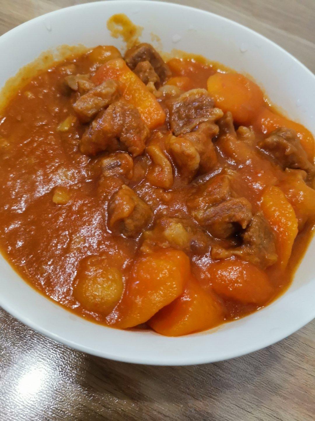 番茄炖牛腩（小美版）