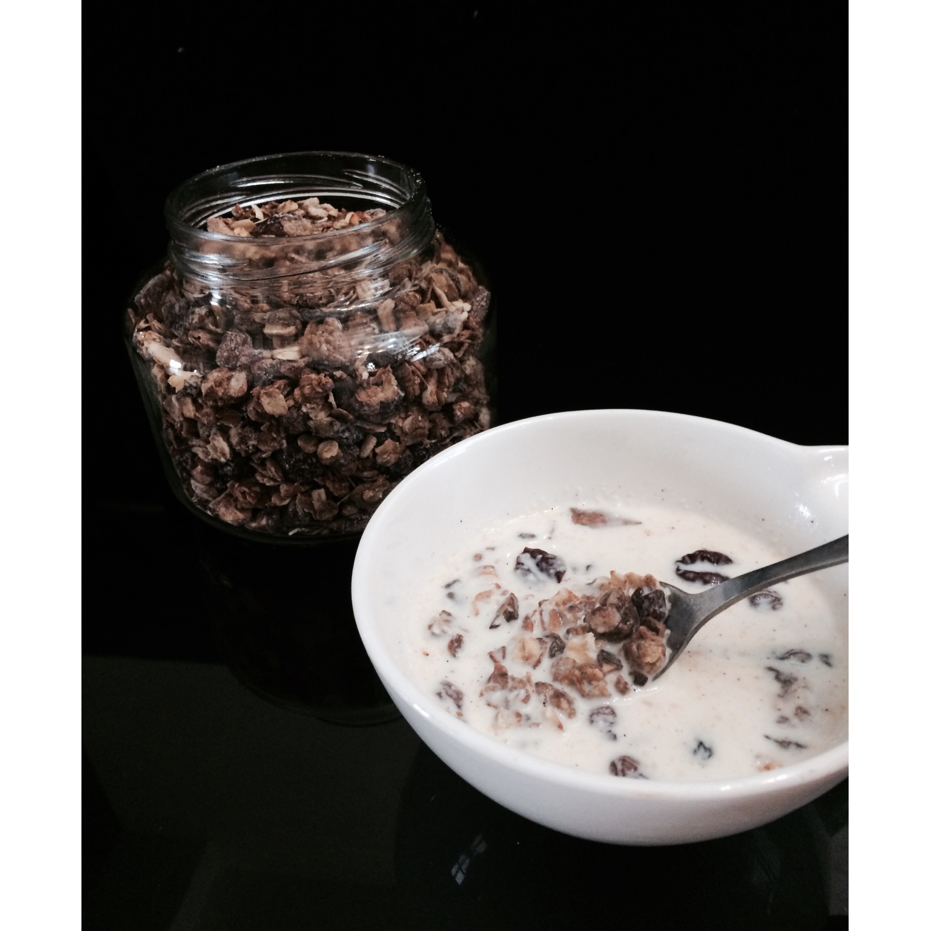 Today's breakfast 格兰诺拉脆麦片