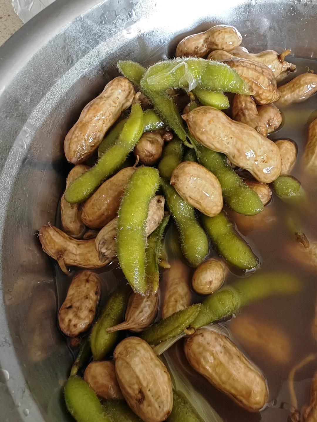 夏日必备煮五香毛豆花生🥜
