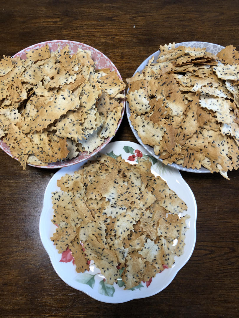 废弃酵种造起来-香葱苏打饼干