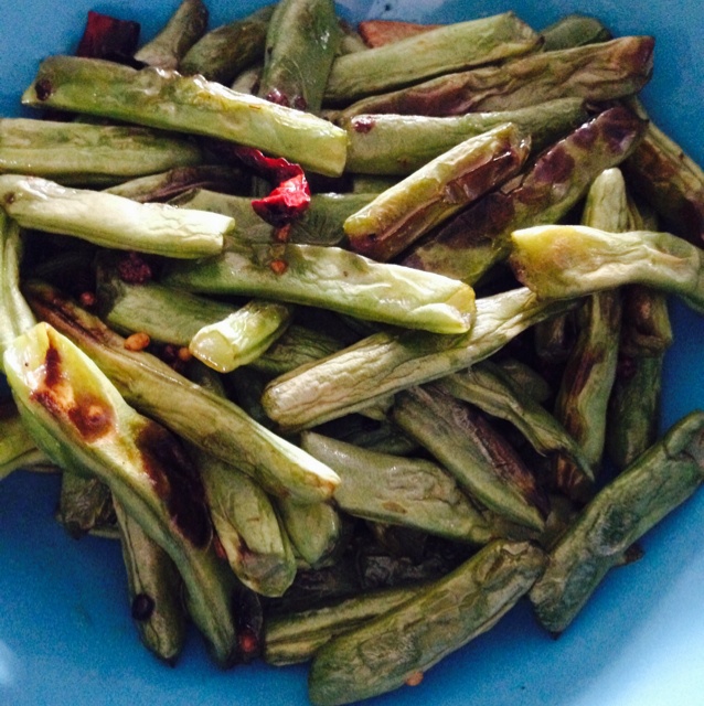 省时少油的干煸四季豆