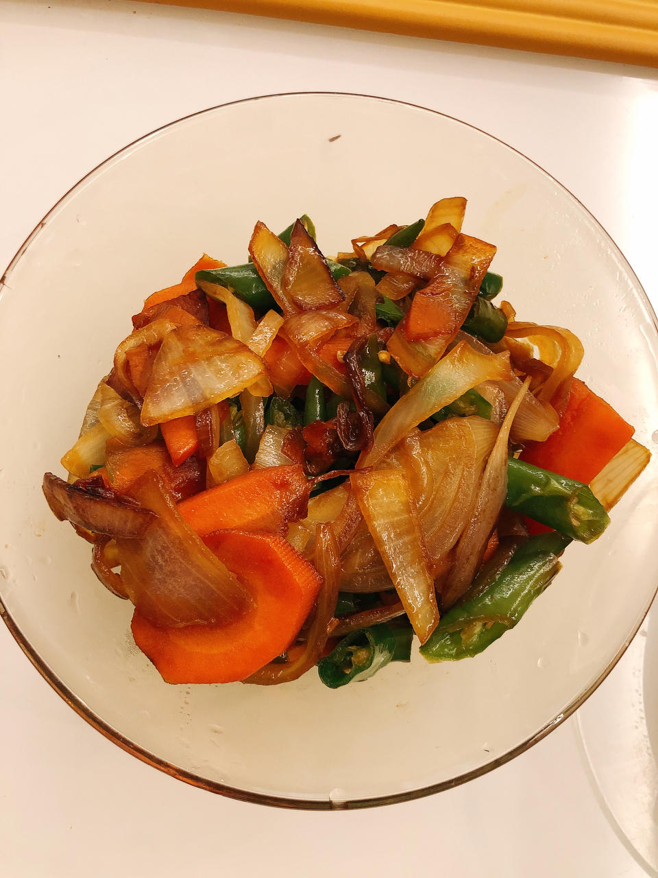 胡萝卜炒洋葱