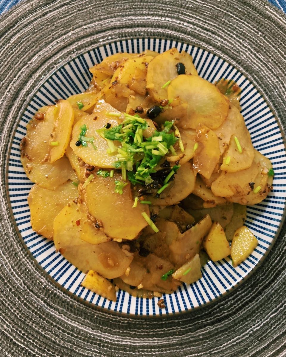 孜然烧烤土豆之无烤箱版