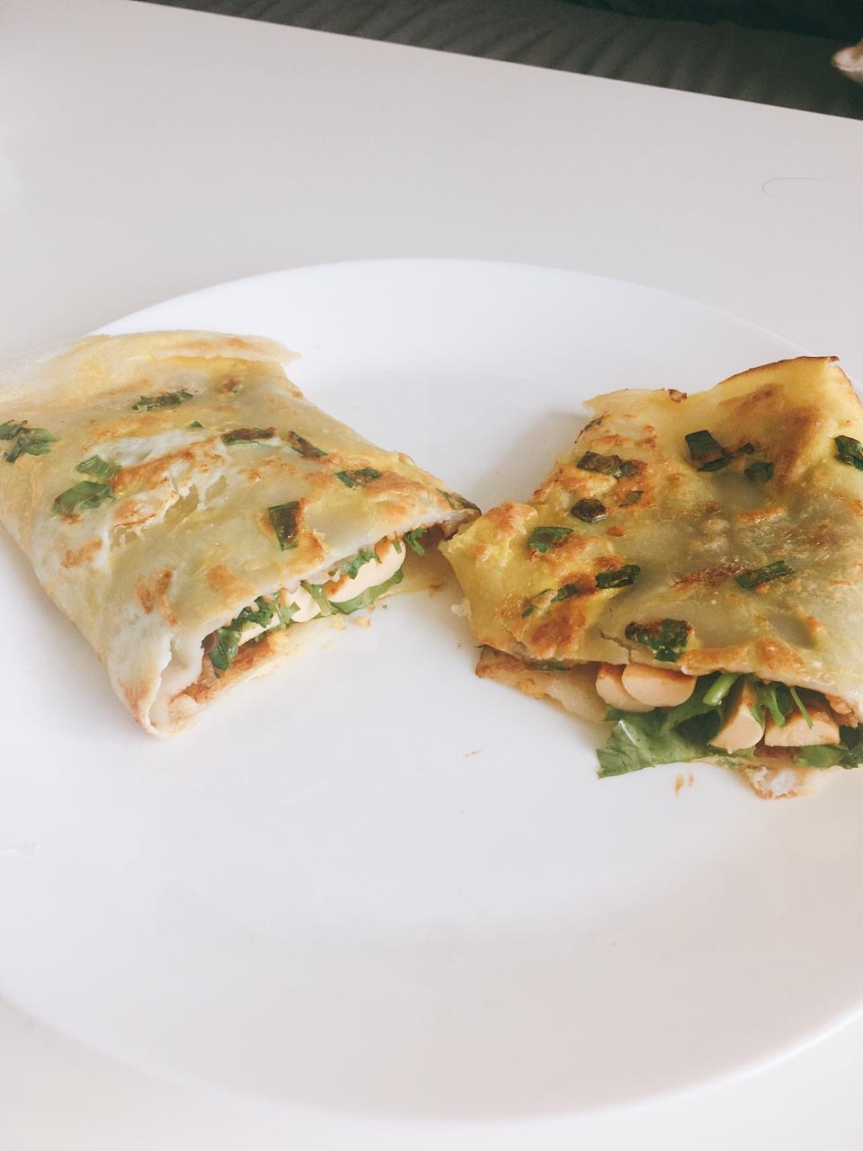 平底锅版煎饼果子