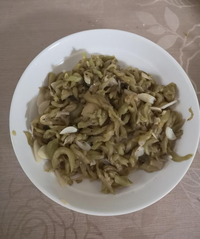 少油版清炒茄条的做法