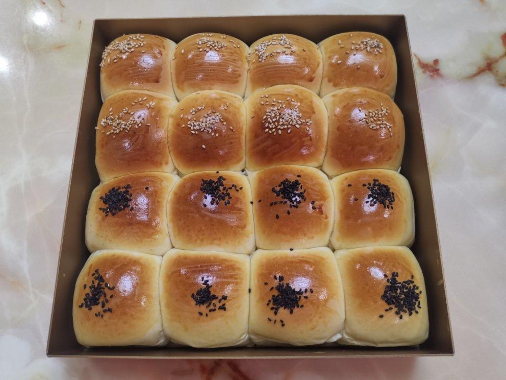 鲜奶油小餐包（一次发酵）