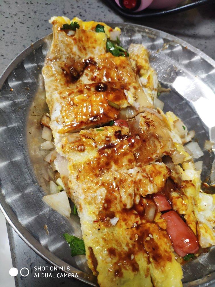 超级美味的东北烤冷面➕自制万能酱料【酱料是关键】