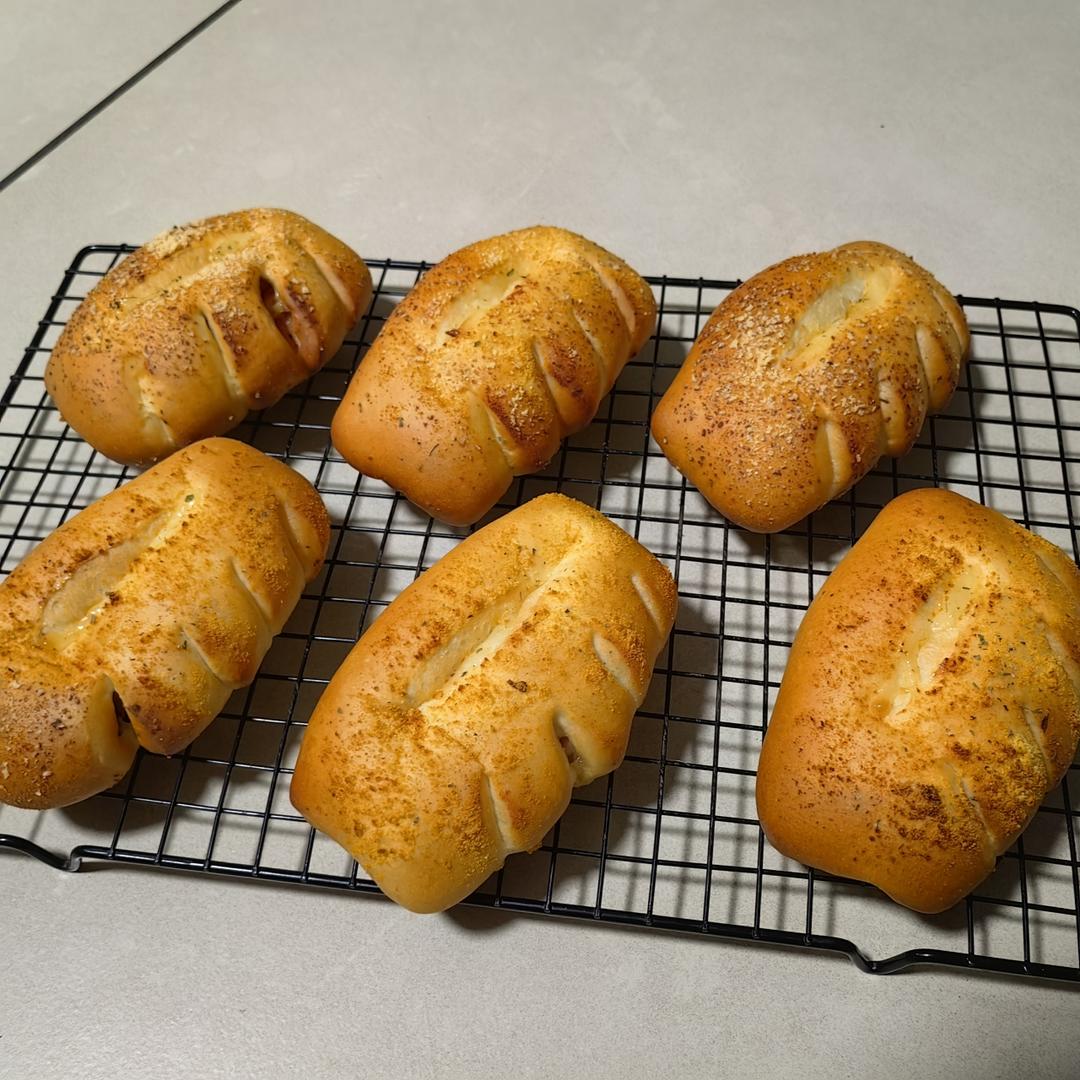 直接法万能面团－培根芝士包