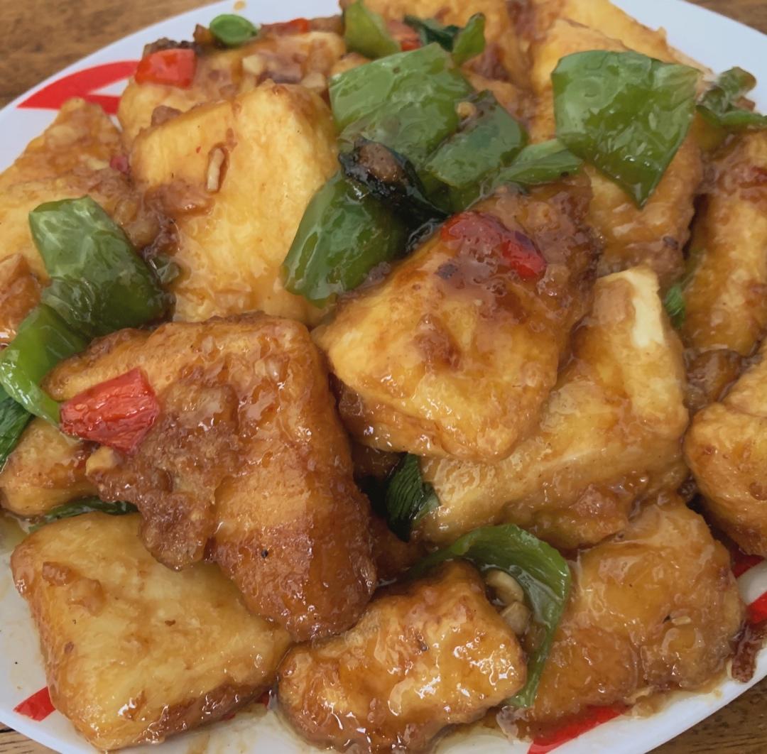 无敌好吃的香煎豆腐