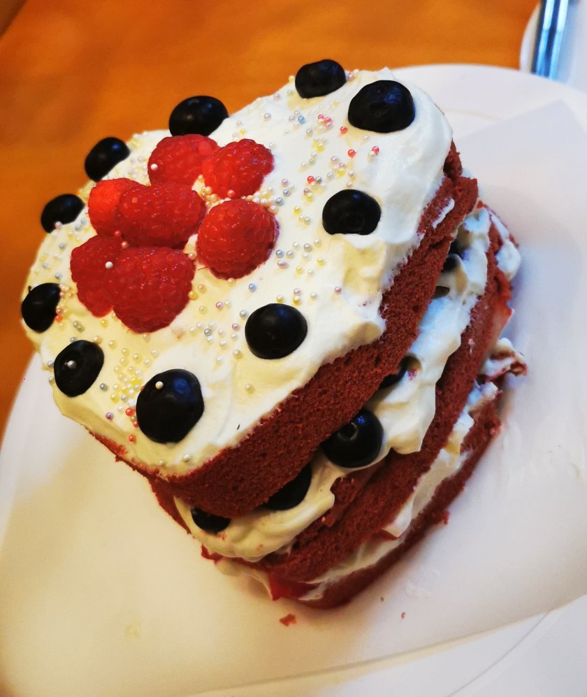 红丝绒裸蛋糕（6寸