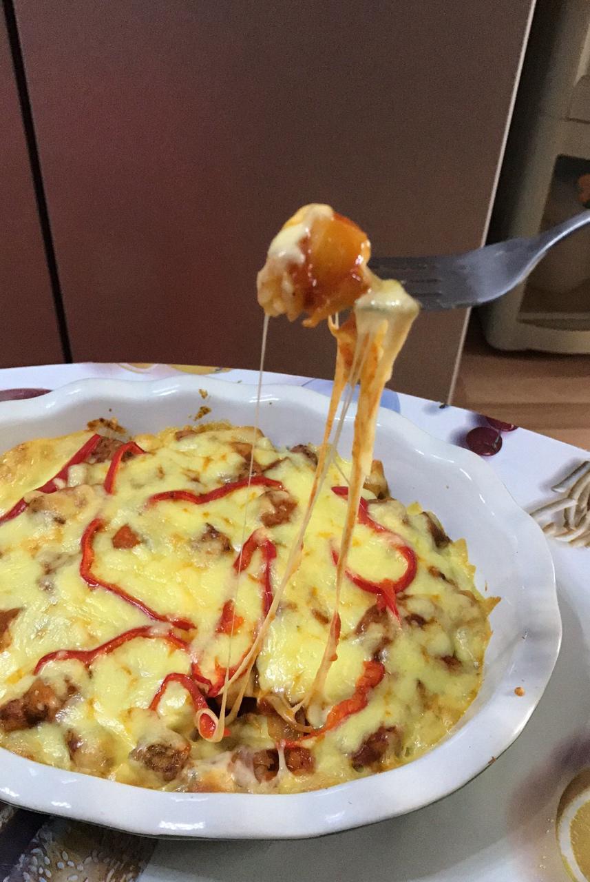 番茄鸡肉浓情焗饭【两人份】