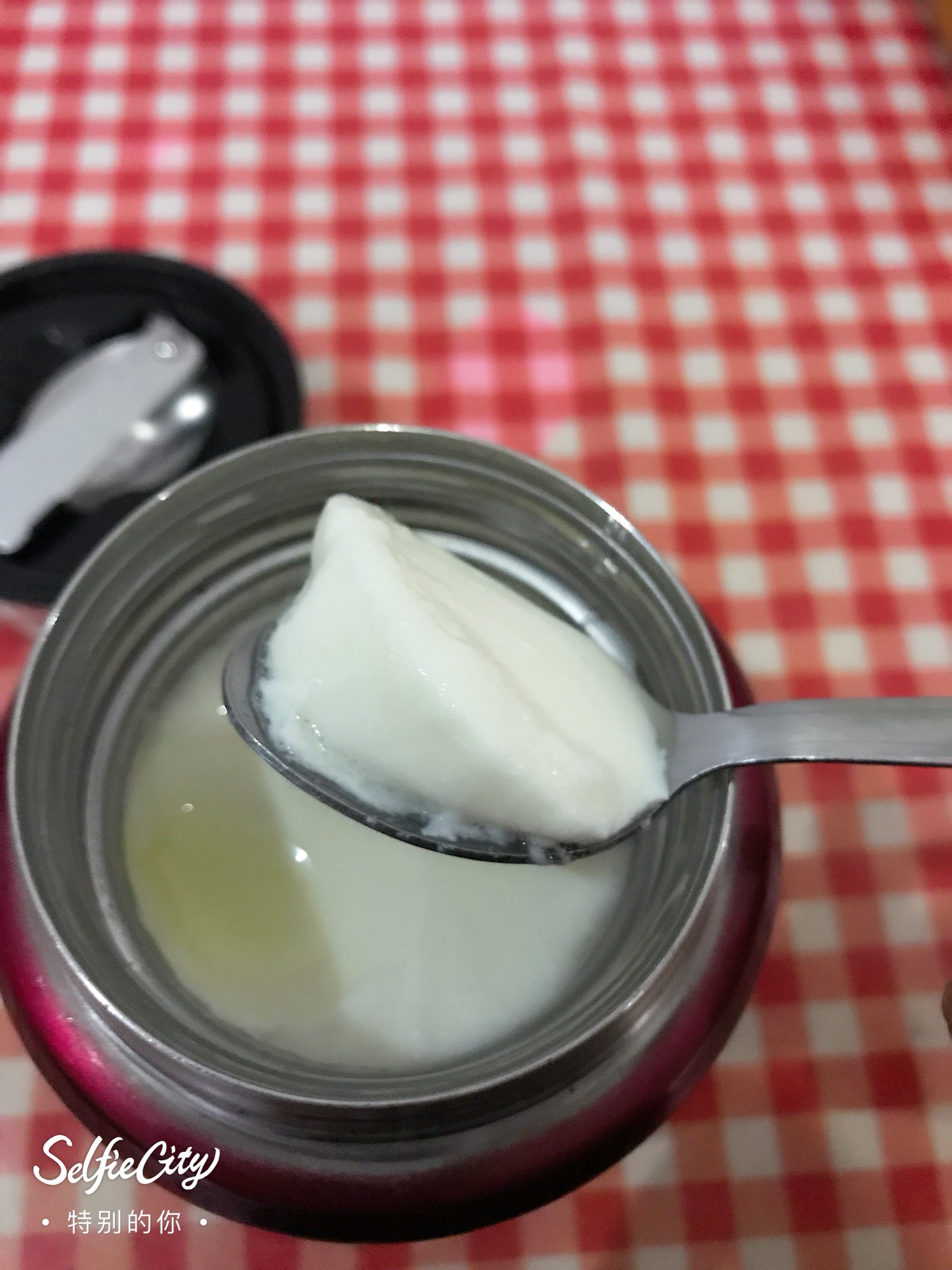 自制脱脂无糖酸奶（脱脂奶粉+保温杯）的做法