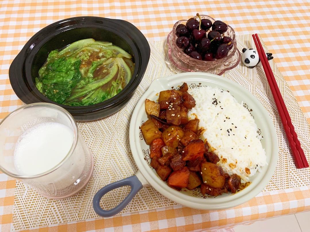 好吃到舔盘🥔土豆红烧肉盖饭