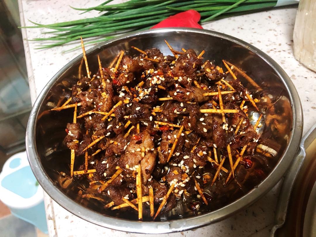 好吃到没朋友的牙签肉