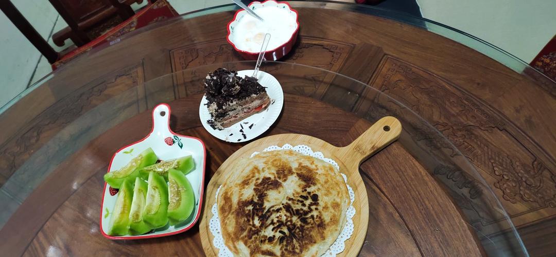 手抓饼的花样吃法：香蕉芝士派