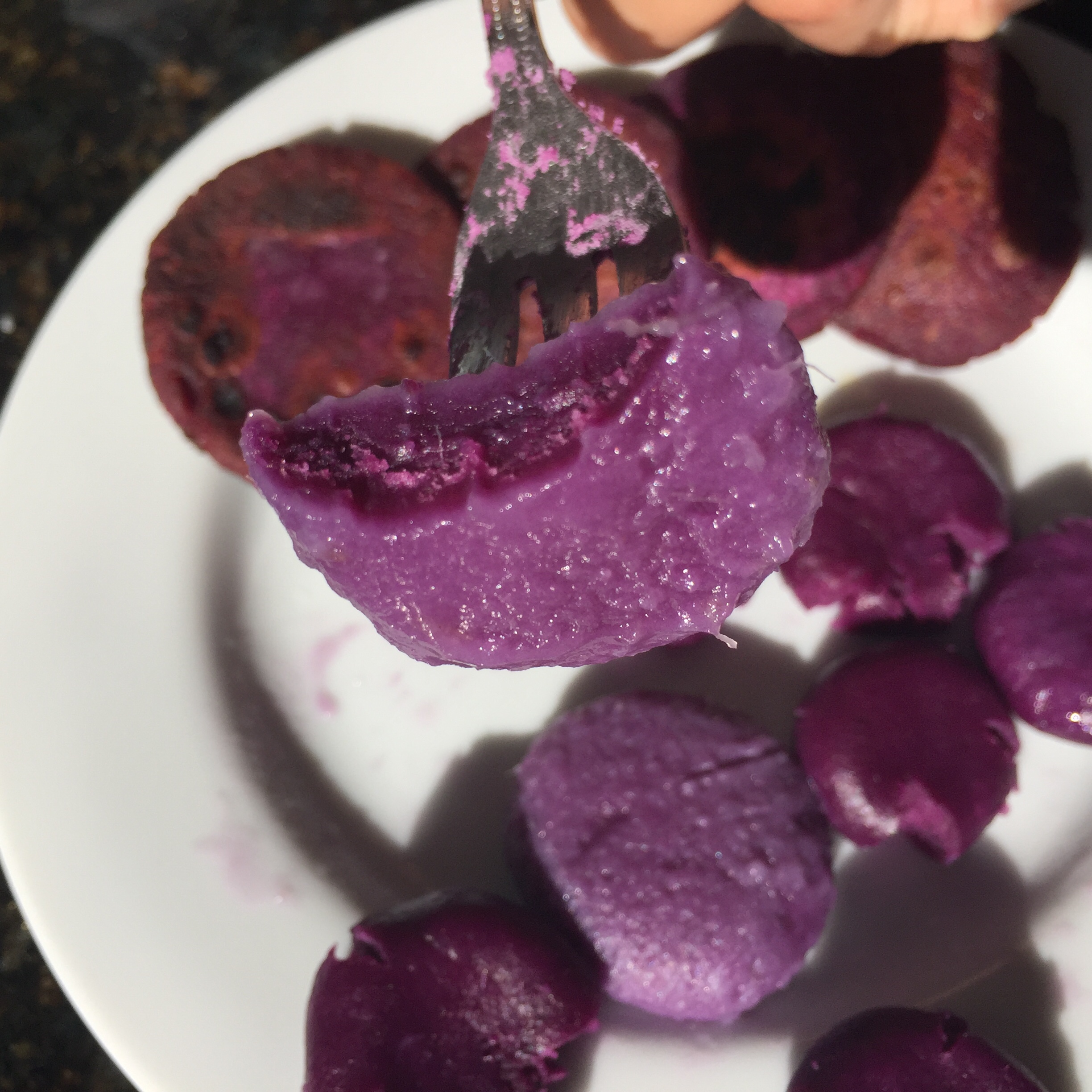 紫薯糯米饼的各种吃法的做法 步骤14