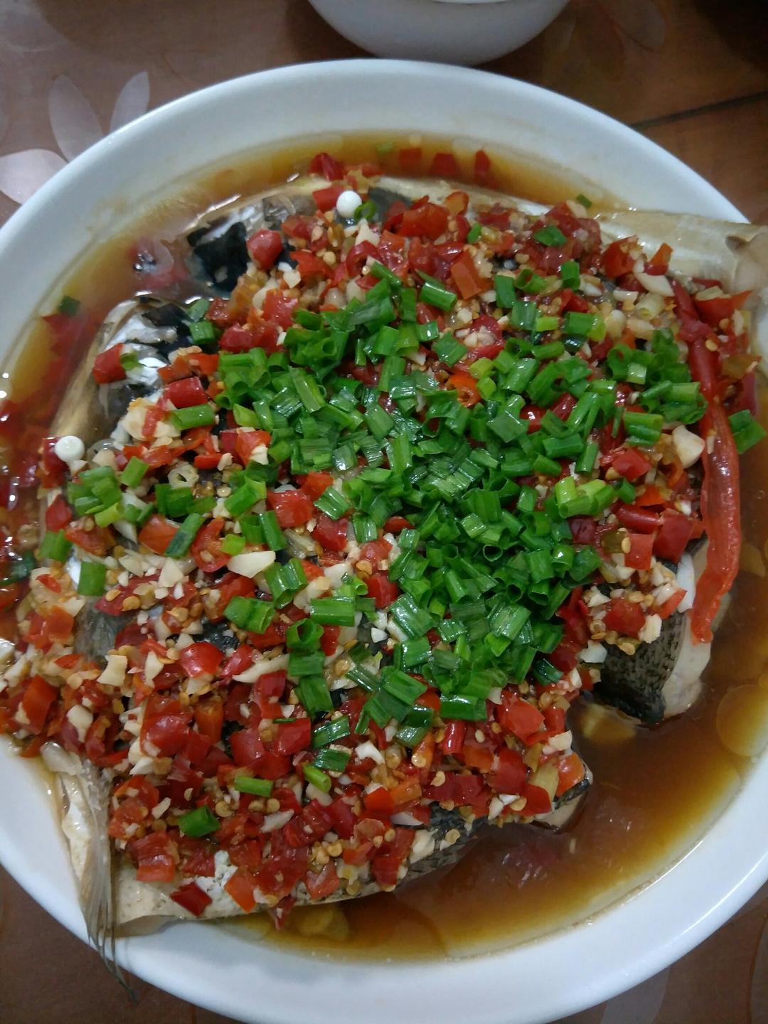 xiaoxiao天蓝做的剁椒鱼头