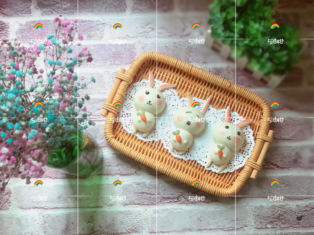 卡通馒头（哈尼兔）--原创