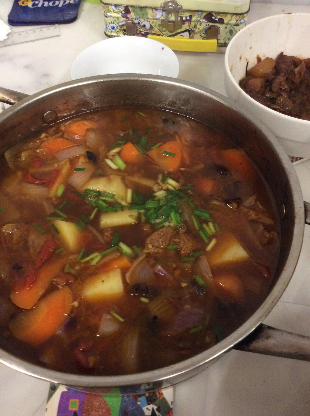 番茄土豆炖牛腩