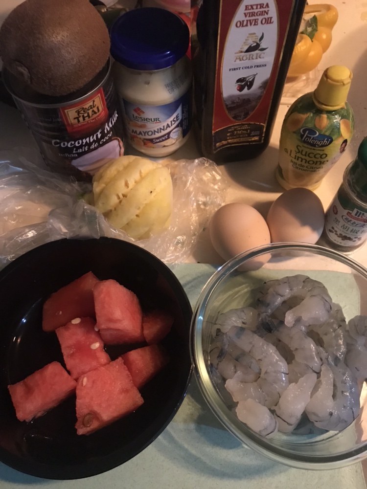 奶油椰香虾球（5分钟快手菜）的做法 步骤1