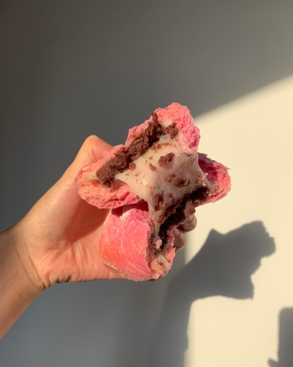 火龙果麻薯软欧