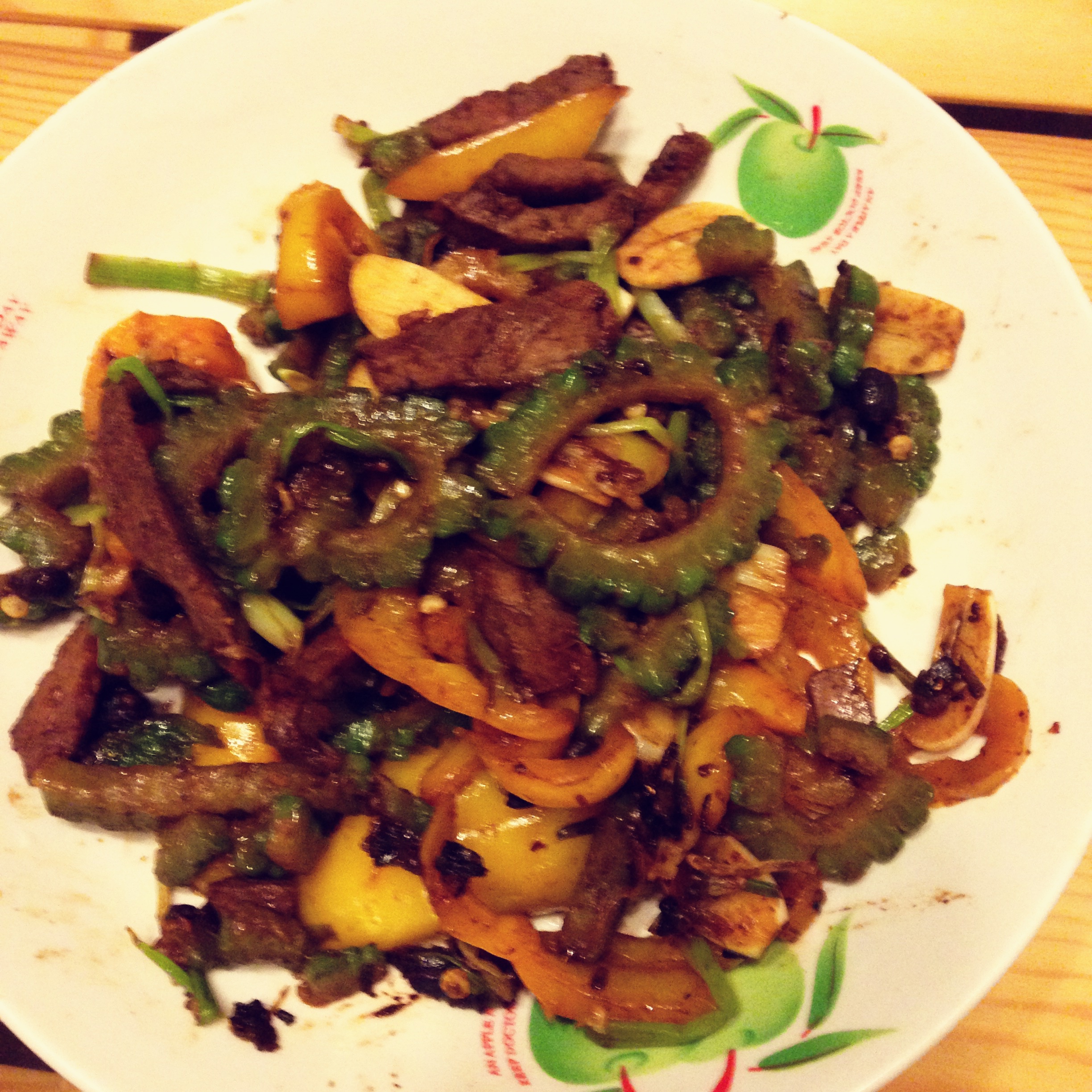 老干妈炒苦瓜 Laoganma with Bitter Mellon