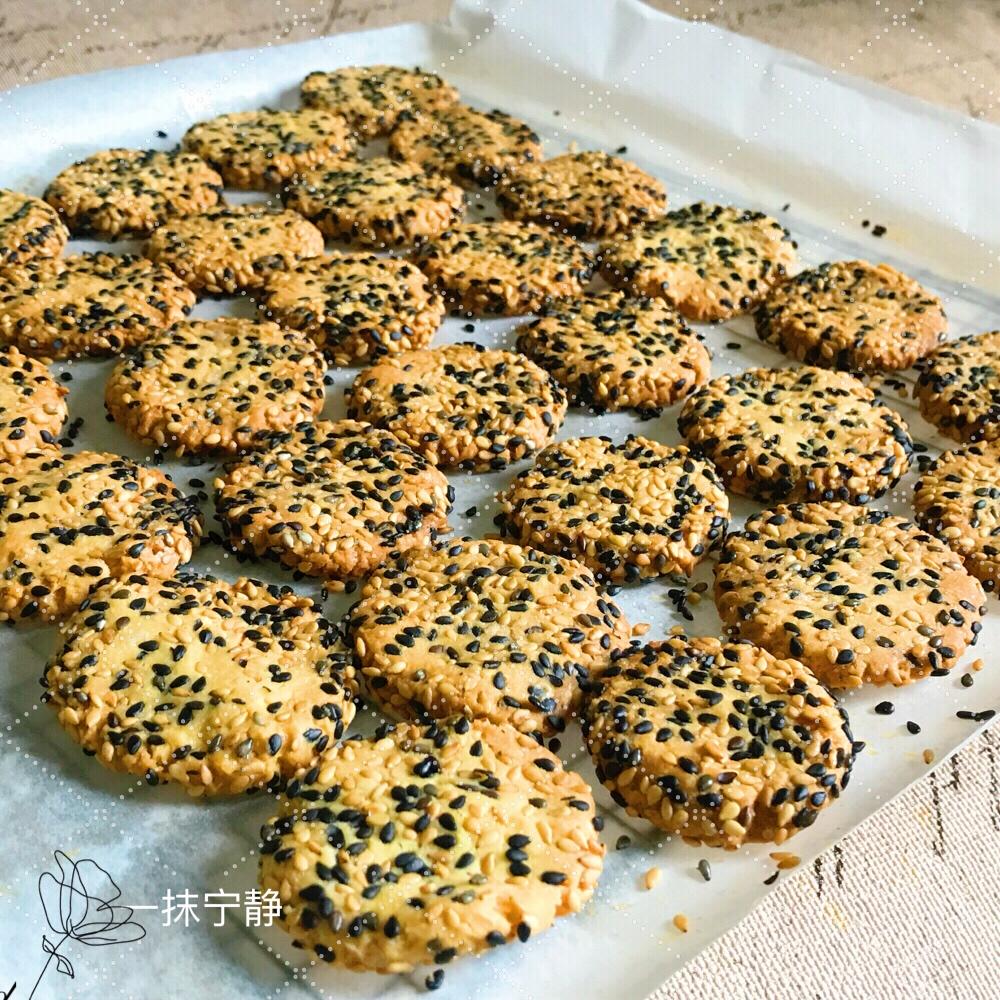 蛋黄芝麻酥，补钙小零嘴