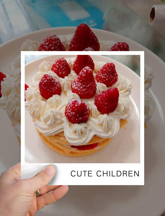 不会抹奶油也可以做的水果裸蛋糕～