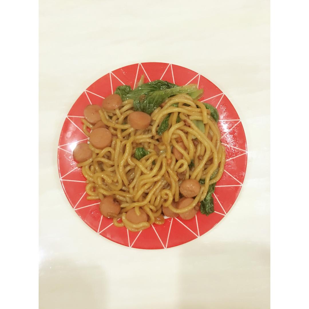 什锦炒乌冬面