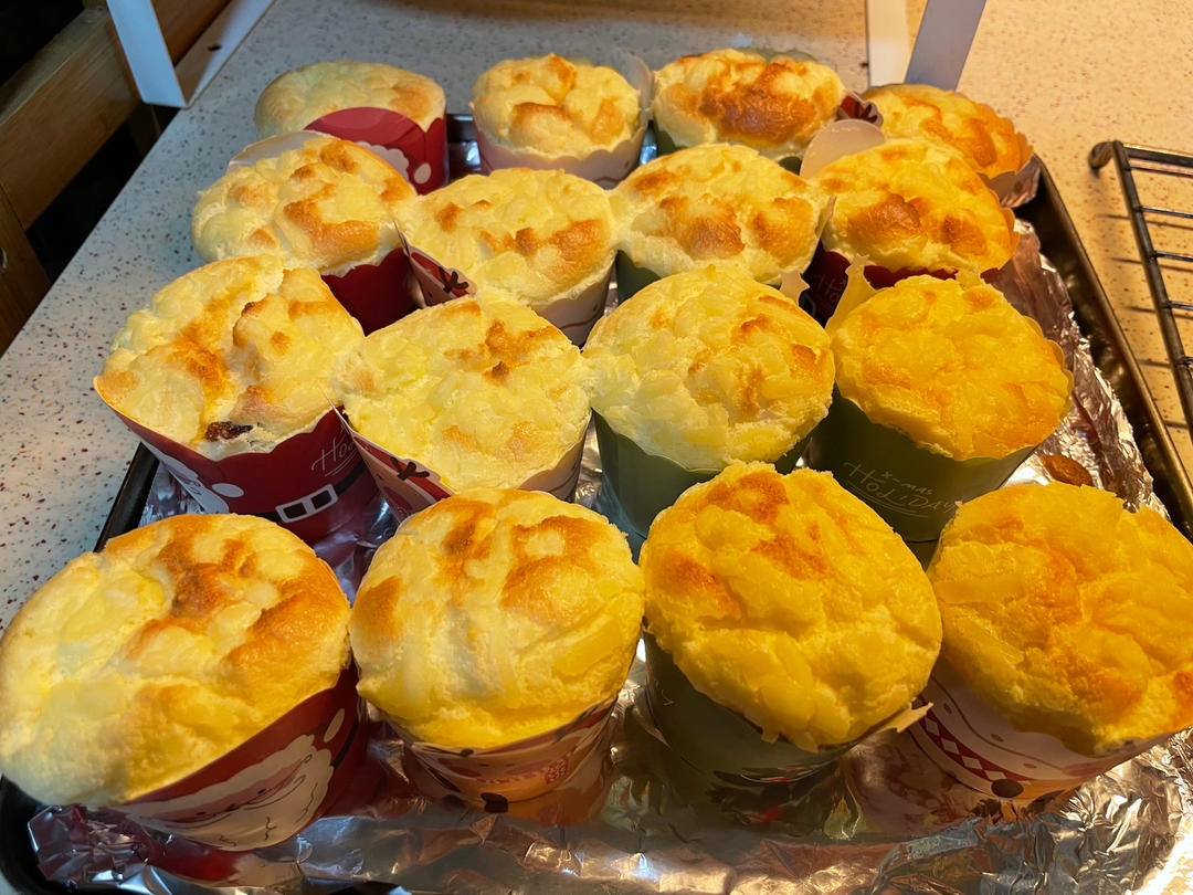 戚风小纸杯蛋糕