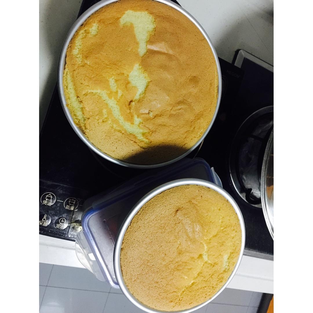6寸戚风蛋糕（2蛋）