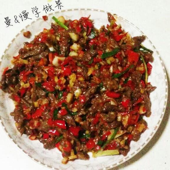 孜然牛肉的做法