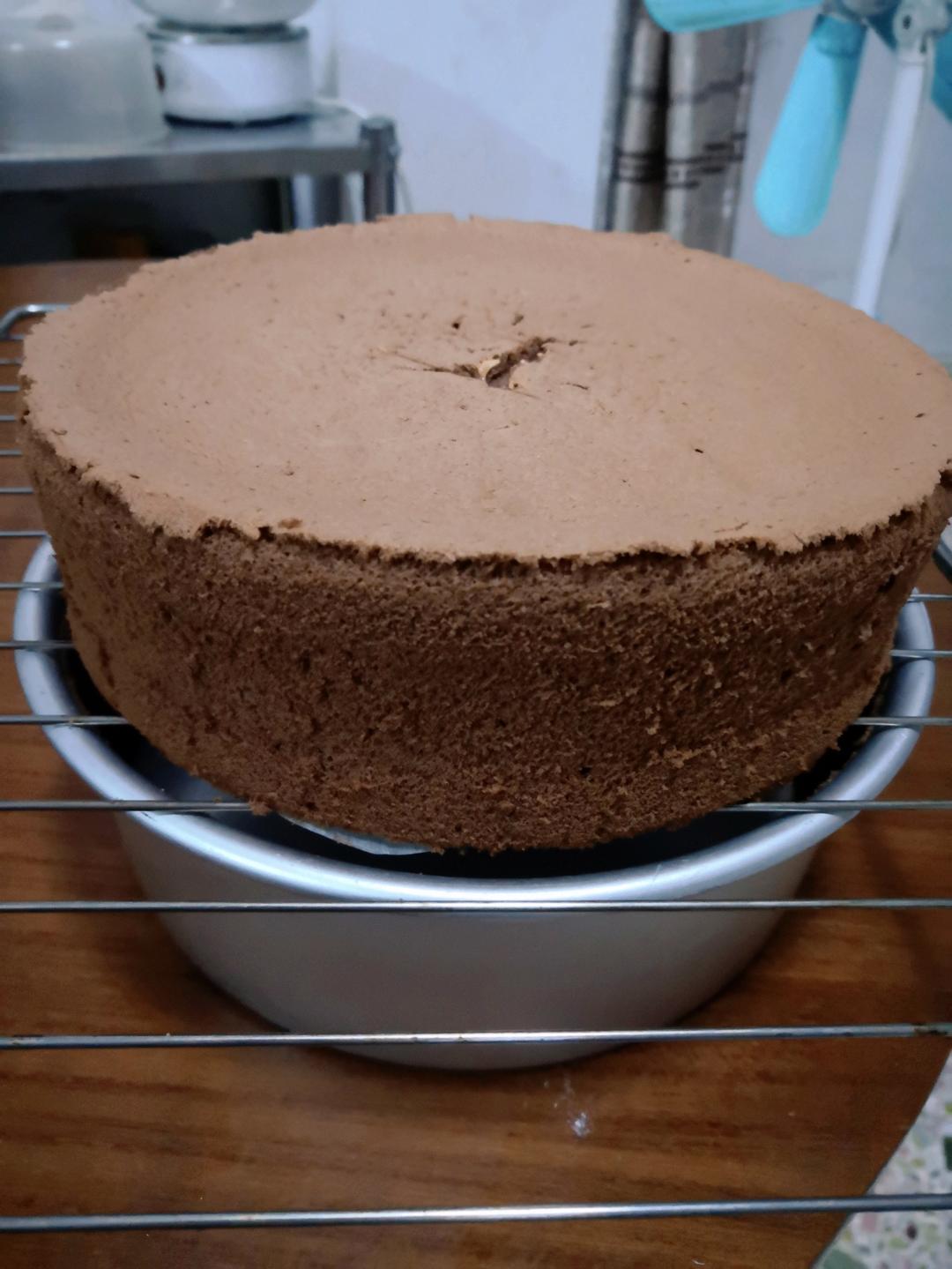 8寸可可戚风蛋糕（超香超浓郁）