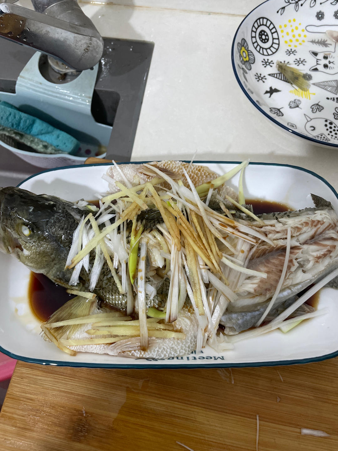 10分钟做 清蒸鲈鱼 （附切鱼图解）