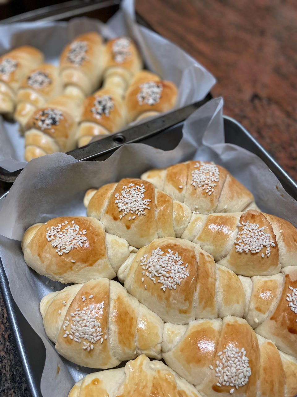 牛奶面包卷（直接法）