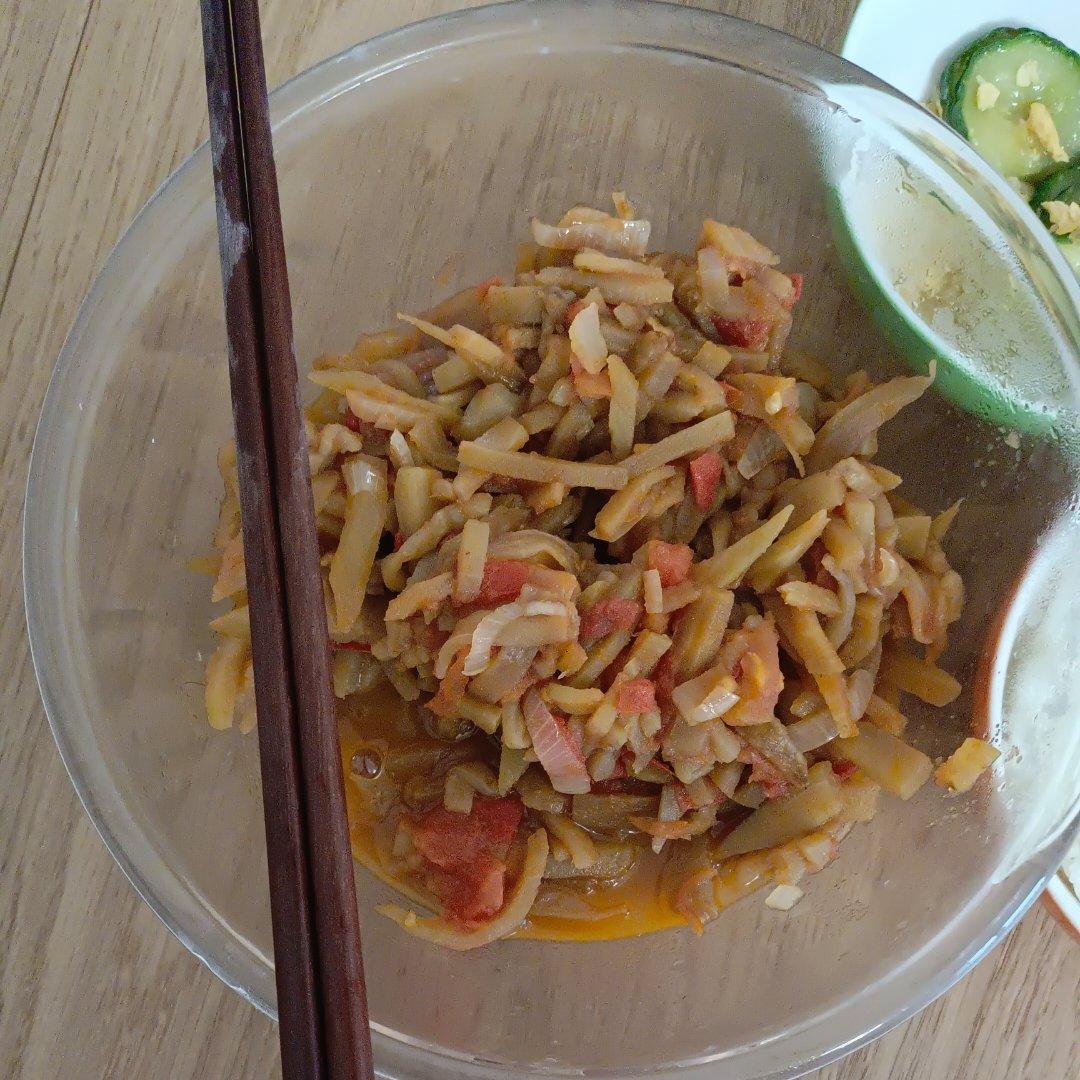 下饭菜～～西红柿炒茄子