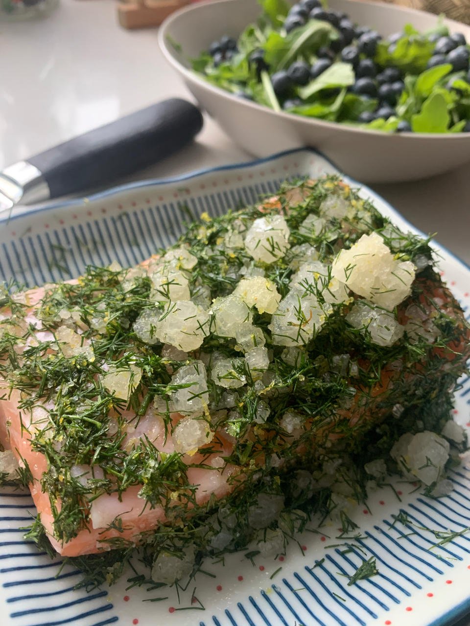 Confit salmon法式油封三文鱼（纪念日之主菜）