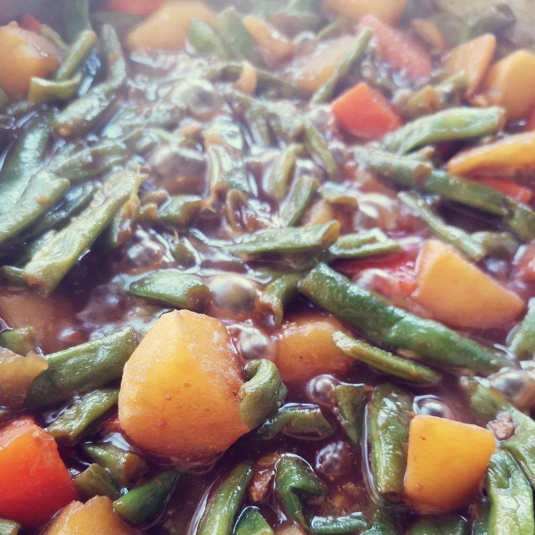 东北土豆炖豆角