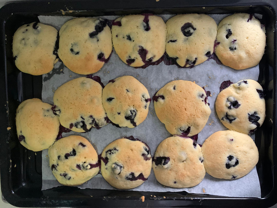 会爆浆的蓝莓大Cookie