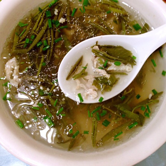 紫色云朵-78做的西湖莼菜汤