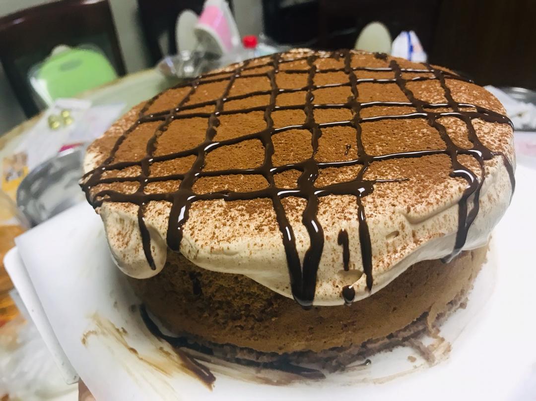 #视频教程#有灵魂的脏脏蛋糕，戚风生涯的巅峰之作，劣狐狐烘焙